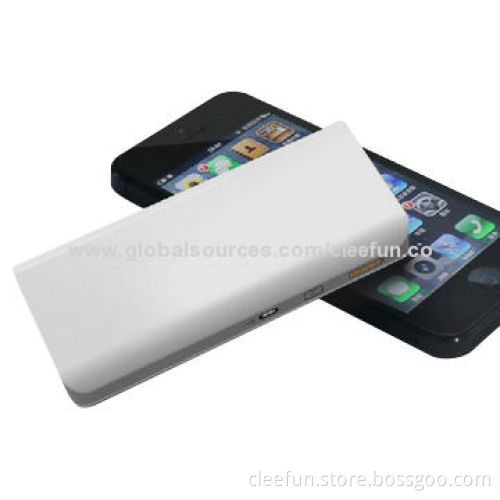 Simple design power bank with 13,000mAh capacity